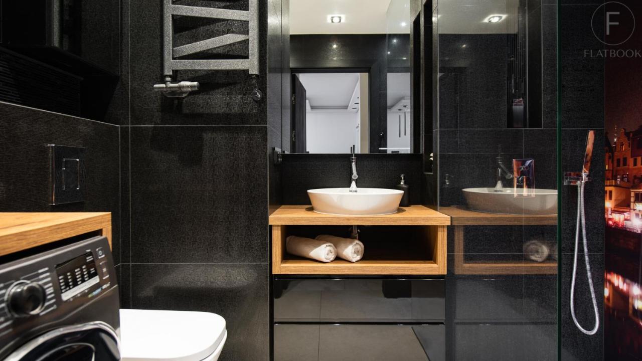 Flatbook Apartments Waterlane Island Spa With Riverview Gdańsk Kültér fotó